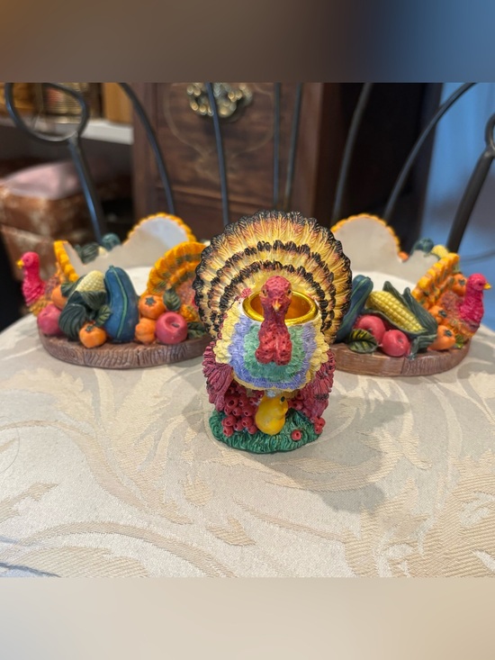 Source Unknown Other - Fall Bundle of Candle Holders